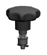 Heavy Duty Grommet Retained TurnLock Star Form Head