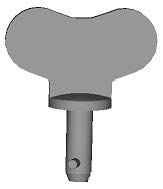 Light Duty Miniature House TurnLock Wing Head