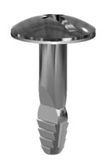 Medium Duty Push Turn Extended Grip Slotted-Cross head