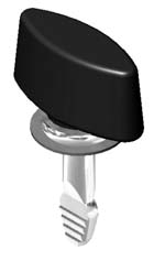 Medium Duty Push Turn Extended Grip Wing Head