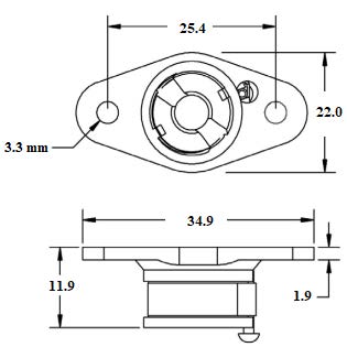 Hgr Adjustable Receptacle (T)