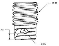 Hgr Extended Nose Receptacle (T)