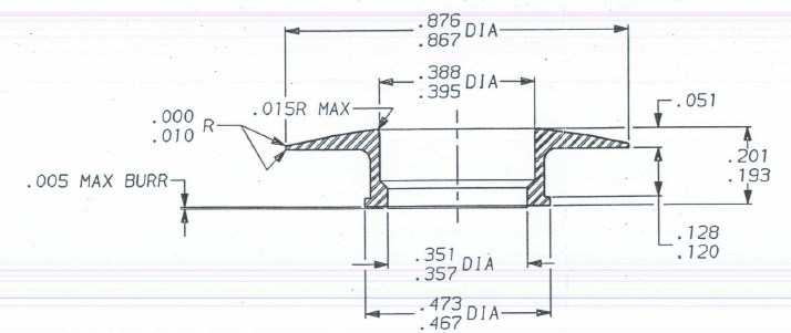 Hgr Flush Mounting Grommet Hgrges240320Z (T)