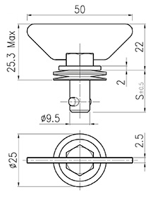 Hhs Fixed Wing Head T (T)