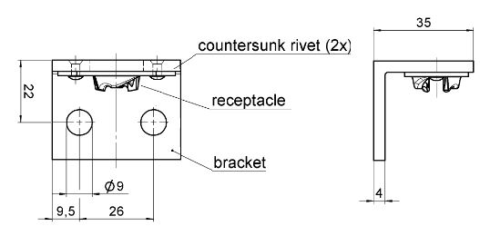 Hhs Panel Receptacle95 (T)